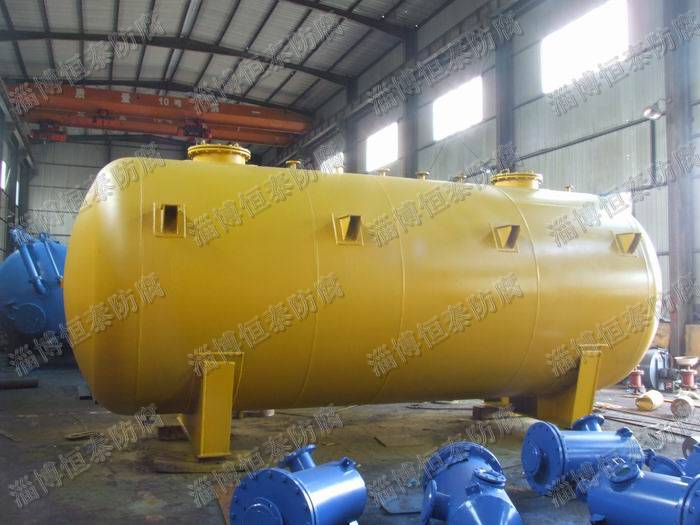 鋼襯膠儲罐、交換器
